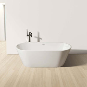 Badovo vrijstaand bad Rivo glanzend wit – 180 cm
