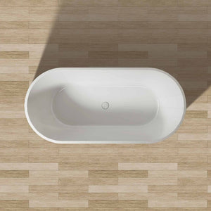 Badovo vrijstaand bad Rivo glanzend wit – 180 cm