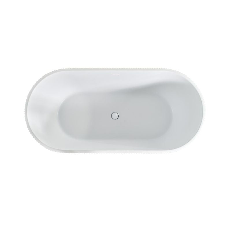 Badovo vrijstaand bad Rivo mat wit – 170 cm