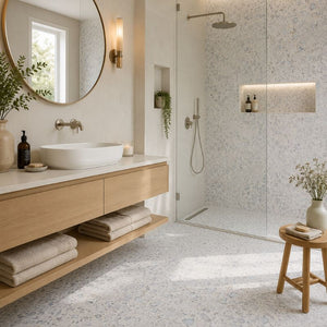 Terra tegel Ivory - Wit/Blauw - 60x60