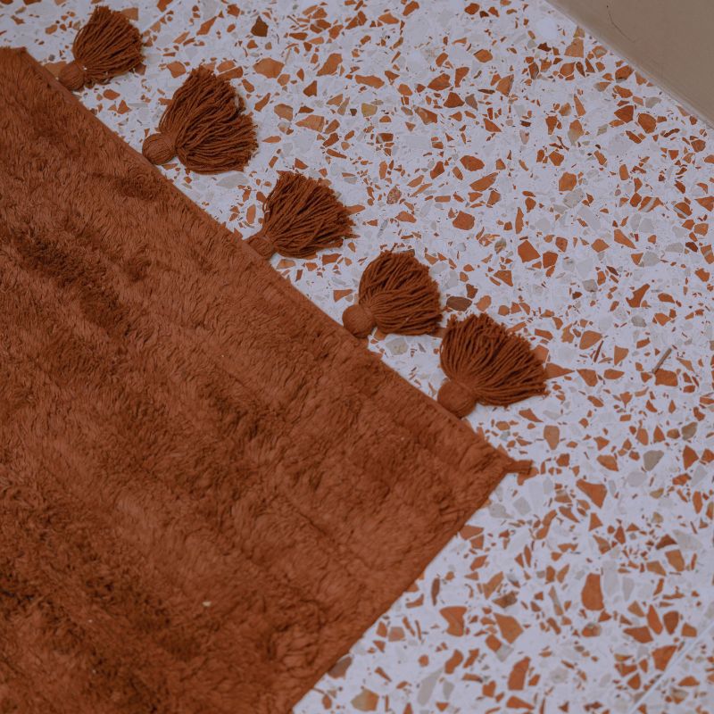 Terra tegel Rustic - Wit/Rood - 60x60 cm
