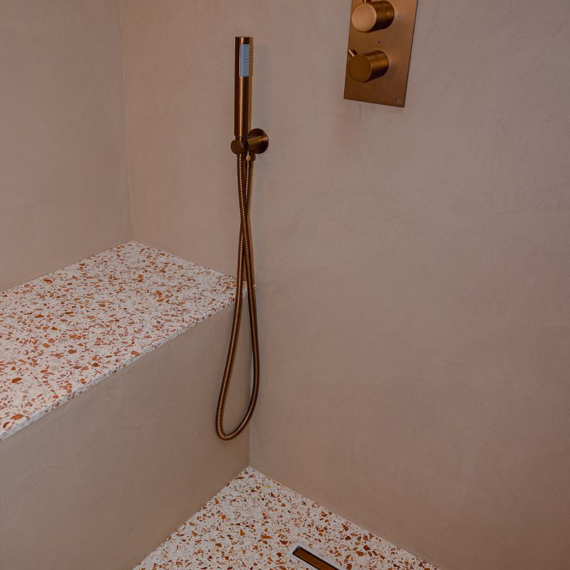 Terra tegel Rustic - Wit/Rood - 60x60 cm