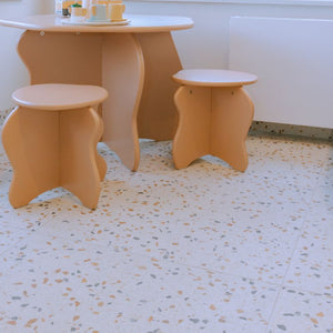 Terrazzo Tegel Fiorano | Mat | 60x60 cm Wit/beige