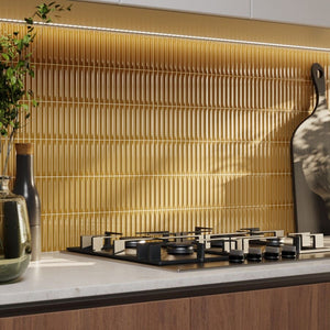 Wandtegel Emerald Okkergeel – Glans