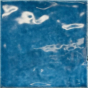 Wandtegel Mero Zellige Blauw Glans 12x12 cm