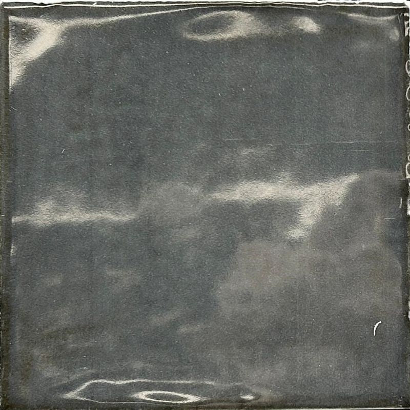 Wandtegel Mero Zellige Zwart Glans 12x12 cm