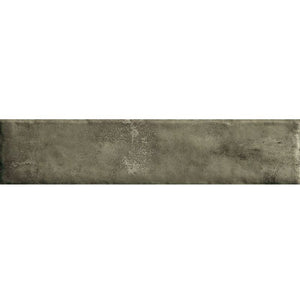 Handvorm Tegel Mero Glans Olijfgroen 6,5x29,8 cm