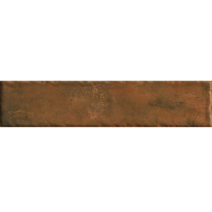 Handvorm Tegel Mero Glans Oranje 6,5x29,8 cm