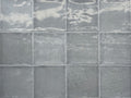 Wandtegel Mero Zellige Donkergrijs Glans 12x12 cm
